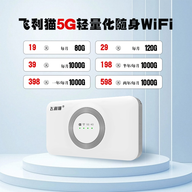 5G轻量化随身WiFi设备