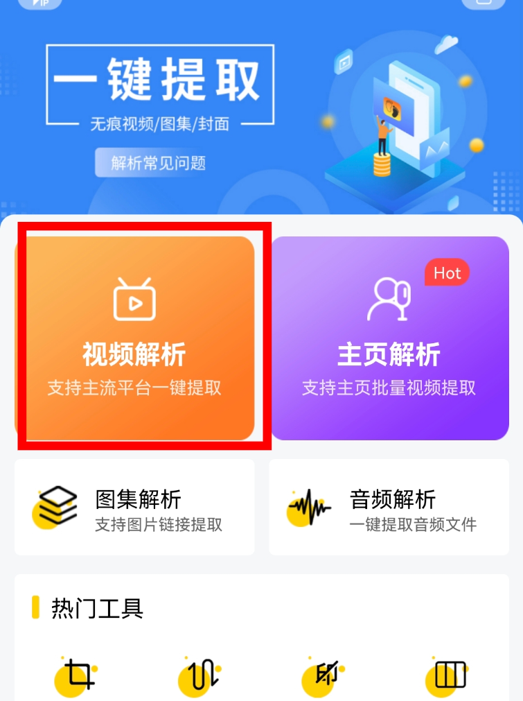 视频下载工具界面